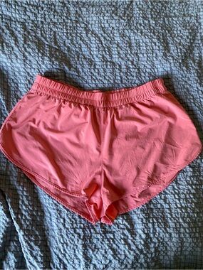 Women's Athleta Speedwork Pink Shorts - Lightweight Comfort